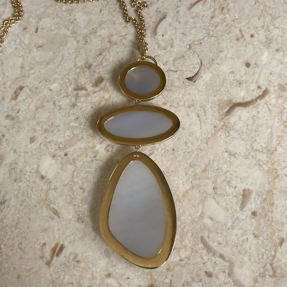 Marcia Moran Faceted MOP Style Pendant Necklace - Picture 9 of 10